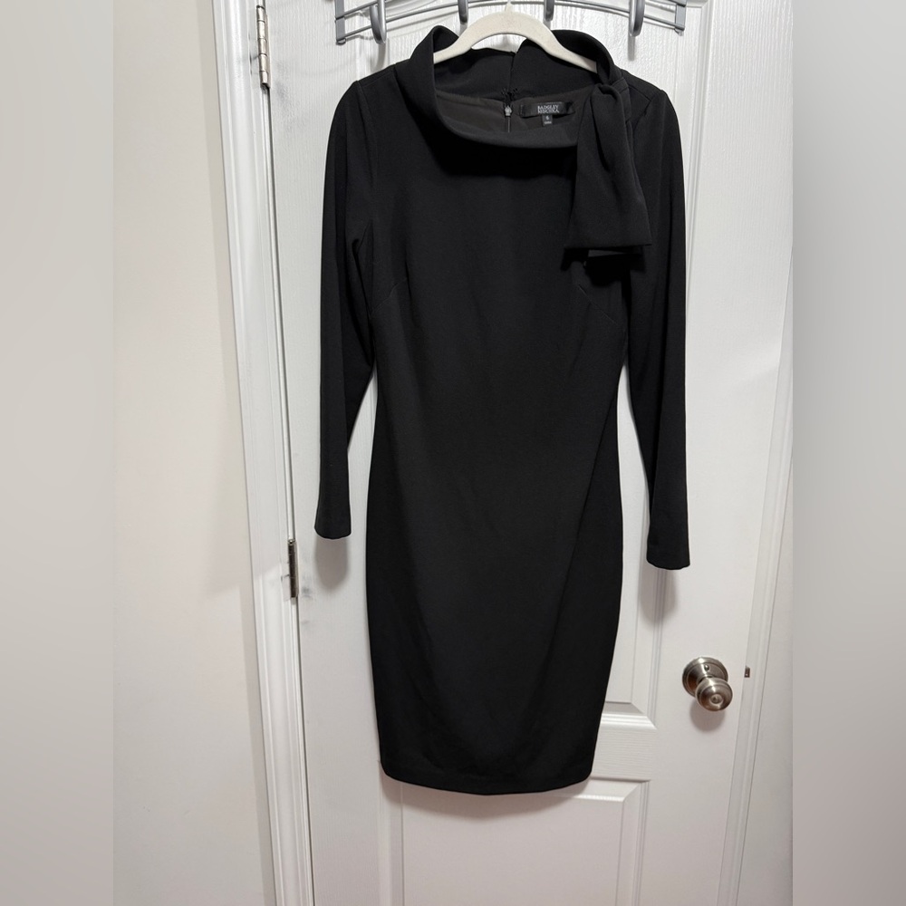 Badgley Mischka little black dress SZ‎ 6 cocktail quiet luxury Classic preppy